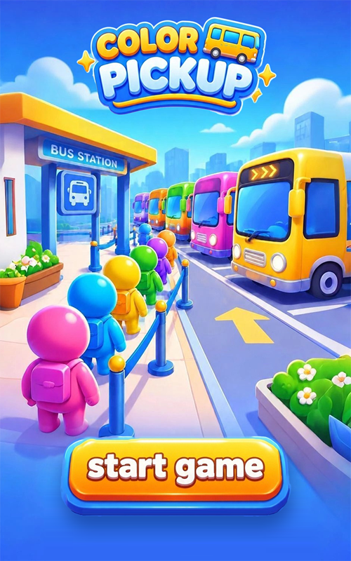 Color Car Pickup gameplay